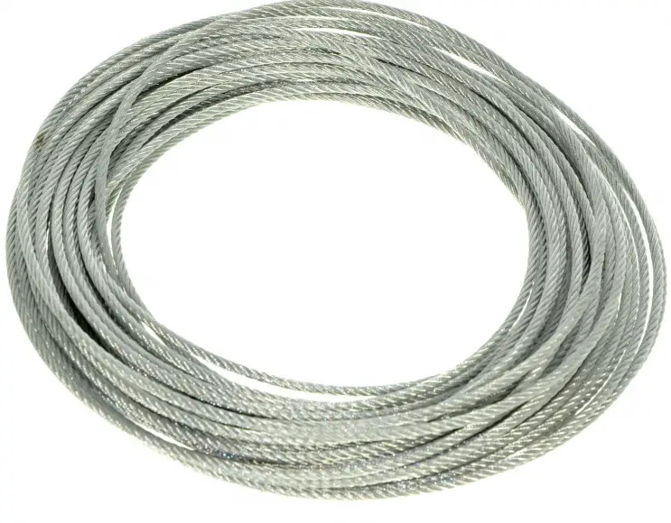 Câble d'acier diamètre 6 mm bobine de 10 mètres