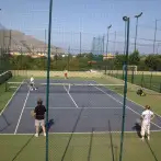 Filet de clôture terrains de tennis vert - cod.RE0303