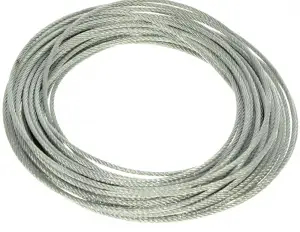 Câble d'acier diamètre 6 mm bobine de 10 mètres - cod.CX000610