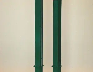 Poteaux de tennis à section carrée en acier galvanisé et peints - cod.TE100.02