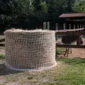 Filet pour balle ronde grand maille de 100 mm Ø 180x150