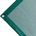 Bâche couverture de benne en polyéthylène, 170 gr/m² verte. Œillets ronds 17 mm standards