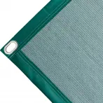 Bâche couverture de benne en polyéthylène, 170 gr/m² verte. Œillets ovales 40x20 mm - cod.CMBV170V-40O