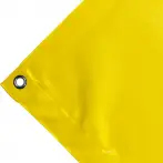 Bâche couverture de benne en PVC haute ténacité 650g/m² imperméable jaune. Œillet 17 mm standard - cod.CMPVCG-17T