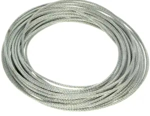 Câble en acier diamètre 6 mm bobine de 25 mètres - cod.CX000625