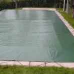 Bâche de couverture piscine en PE 230 économique gr avec œillets - cod.PI230VO