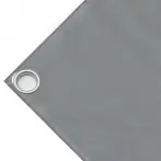 Bâche couverture de benne en PVC haute ténacité 650g/m² imperméable grise. Œillets 40 mm - cod.CMPVCGR-40T