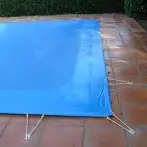 Bâche de couverture piscine en pvc 400 gr, avec œillets - cod.PI400