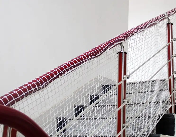 Filet antichute pour escaliers maille de 25 mm
