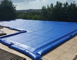 Bâche de couverture piscine en pvc 650 gr/mq - cod.PI650B