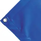 Bâche couverture de benne en PVC haute ténacité 650g/m² imperméable bleue. Œillets ronds 23 mm - cod.CMPVCBL-23T