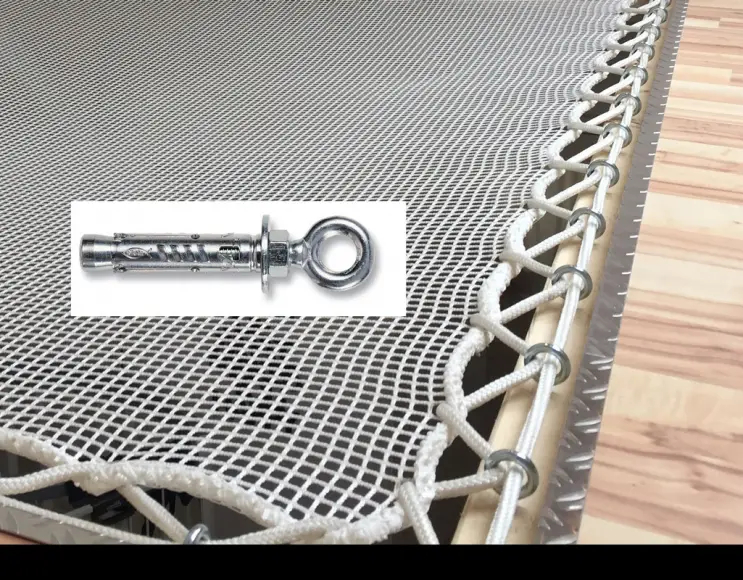 Fixation Sécurisée Premium Pour Sac Maille – Plaque Arrière Avec Œillet