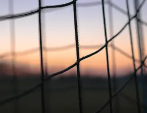 Filet de clôture pour terrains de football et de football à cinq en couleur noire - cod.RE0301N
