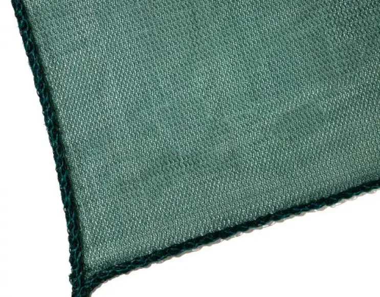 Couverture d'ombrage pour gazebo, baldaquins et pergolas, 170 gr / m². Couleur verte. Bordure avec cordon périmétrique