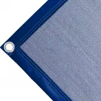 Bâche couverture de benne en polyéthylène, 170 g/m² bleu. Œillets ronds 40 mm - cod.CMBV170B-40T