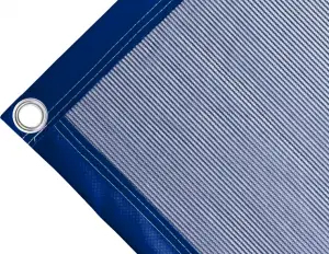 Bâche couverture de benne en polyéthylène, 170 g/m² bleu. Œillets ronds 40 mm - cod.CMBV170B-40T