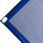 Bâche couverture de benne en polyéthylène, 170 gr/m² bleu. Œillets ovales 40x20 mm - cod.CMBV170B-40O