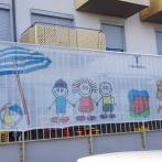 Happy cover. Tissu avec impression personnalisée.  - cod.HC25175