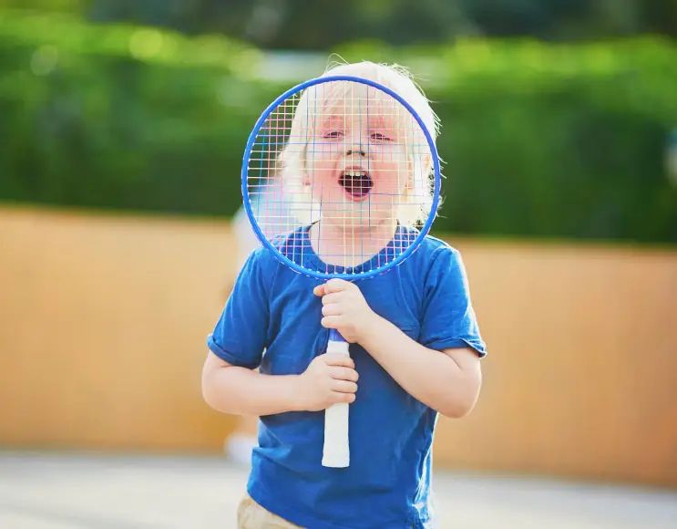 Mini volley et badminton pour jardin et terrasse, transportables avec roues