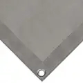 Bâche drainante en bord PVC micro-perforé avec inox œillets