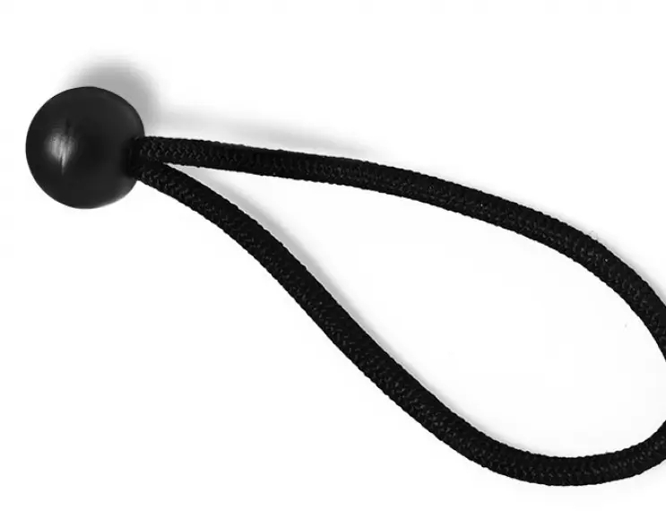 Corde à boucle élastique avec extrémité sphérique