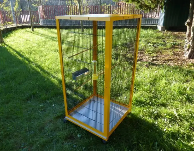 Cage volière d'intérieur cm 50x50x100 h.