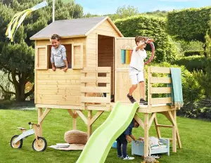 Maison sur pilotis en bois avec toboggan modèle Buccaneer - cod.SOCL1388