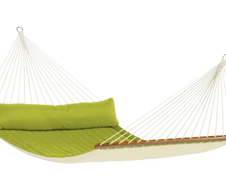 AVOCAT HAMAC AVEC BÂTON, SERVIETTE REMBOURRÉE ET COUSSIN