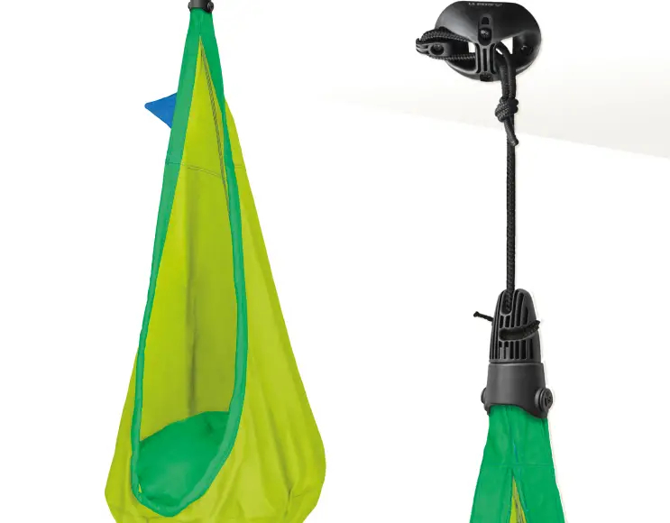 CHAISE SUSPENDUE MODÈLE GRENOUILLE en forme de GOUTTE