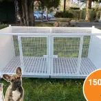 Cage pour chats et chiens 150x60 - cod.LZ00060G