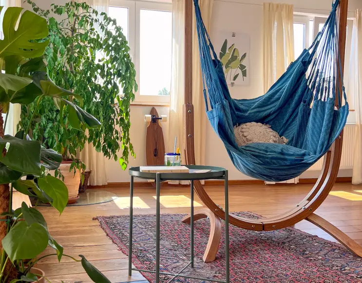 SUPPORT POUR CHAISE SUSPENDUE EN BOIS