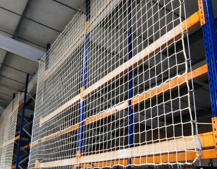 Filet antichute pour rayonnages maille 45 mm