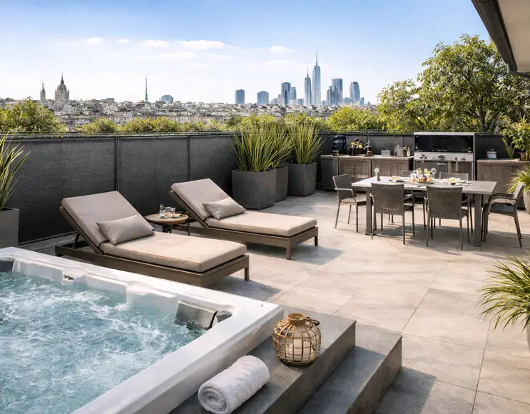 Bâche PRIVACY PLUS 95% gris