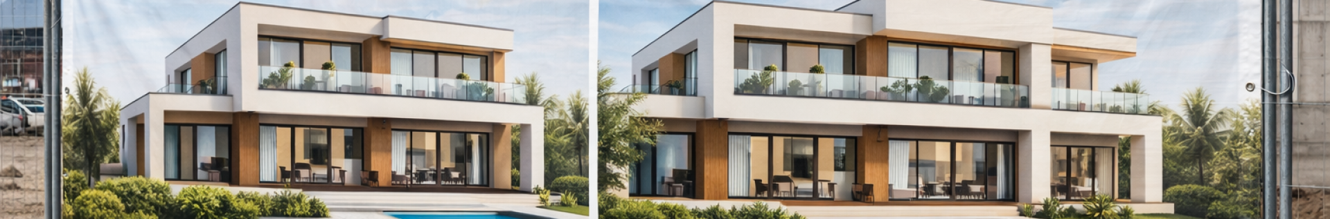 Bâche décorative pour chantiers - Cod. ED0300ZE